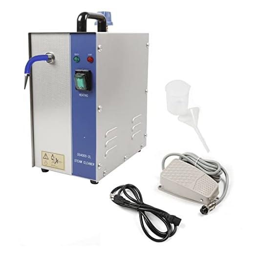 1300W 110V Jewelry Steam Cleaner Machine Gold and Silver Jewelry Cleaner Steamer, 2L Gem Washer Equipment for Cleaning Jewelry/Silver/Gold