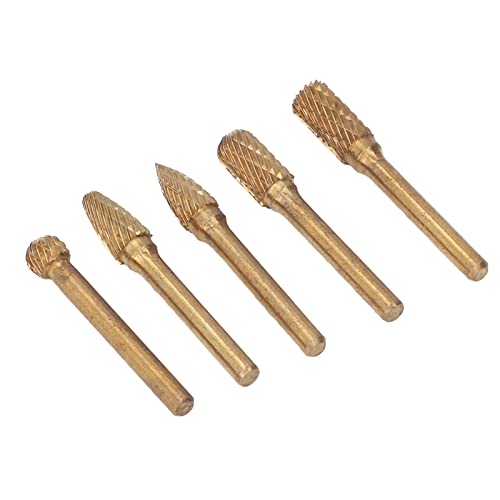 Set de 5 piezas de fresas abrasivas de carburo de tungsteno miniatura 4