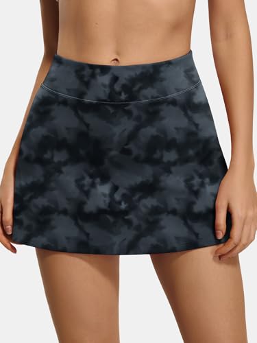 AFFOLE Camo Skirt Women Tennis Golf Skorts Athletic High Waisted with Pockets Inner Shorts Workout Pleated Pickleball 2026 — view 5
