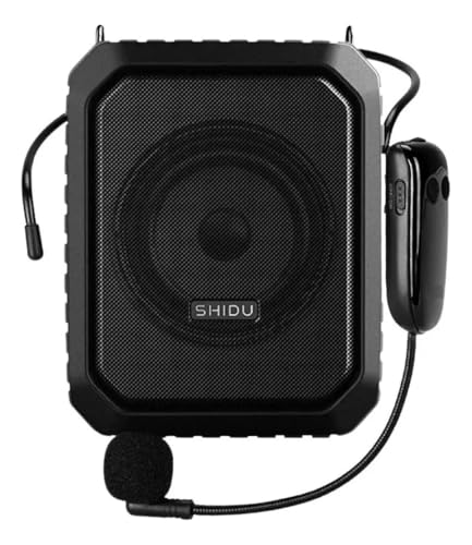 Amplificador De Voz Portátil 18w S/Fio Uhf - Shidu - Potência Sonora de 18W