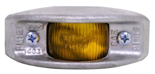 Peterson Manufacturing 123A Amber Cast-Aluminum Clearance and Side Marker Light