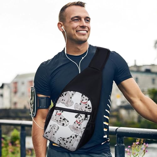 Morrales de estilo casual con diseño Dalmatian unisex miniatura 3