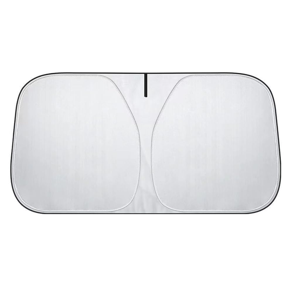 WENINETIES 1 Pack Car Windscreen Sun Shade for Ford Mustang Ⅴ Coupe/Cabrio 2004-2014, Sunshield Silver Coating Foldable Effective Thermal UV Protection