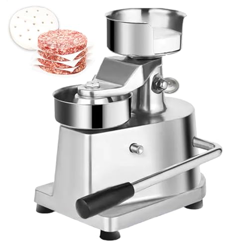 Machine à burger professionnelle 10 cm avec lot de 500 papiers