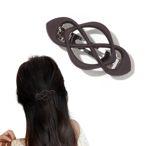Vintage French Barrette Clips for Women - Classic Medium Hair Accessories for Thick Thin Medium Fine Hair, Cute Styling for Strong Hold.