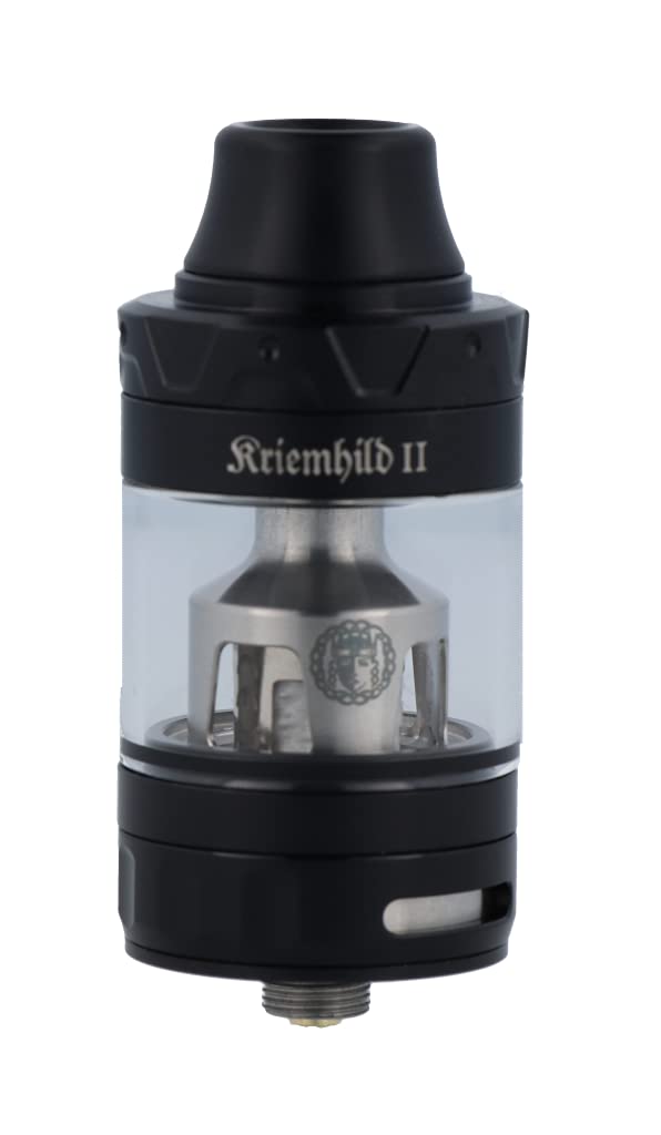 Vapefly Kriemhild 2 Subohm Verdampfer Set P Version, 4 ml Tankvolumen (schwarz)
