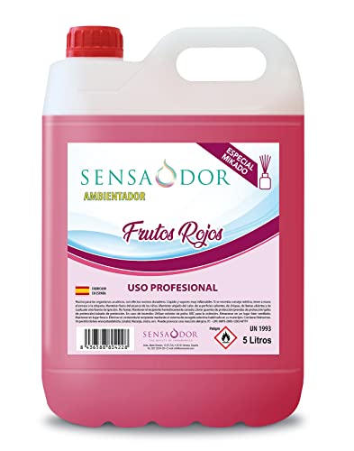 Garrafa ambientador recambio para mikados 5 litros Sensaodor (Frutos rojos) Cover