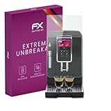 atFoliX Lámina Protectora de plástico Cristal compatible con DeLonghi Dinamica ECAM350.15.B Película Vidrio, 9H Hybrid-Glass FX Protector Pantalla Vidrio templado de plástico