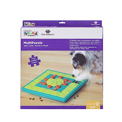 Outward Hound Nina Ottosson Multipuzzle Interactive Dog Treat Puzzle Toy, Expert Level #TOP7