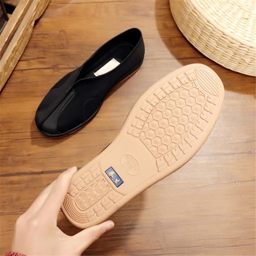Martial Arts Shoes Old Beijing Cloth Shoes Tai Chi Kung Fu Shoes for Men & Women Flexible Breathable Fabric, and Rubber Sole Tradition Chinese Shoes3