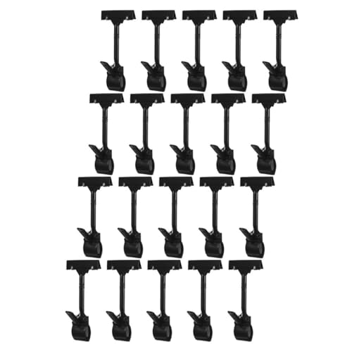 Porte-étiquettes T-forme polyvalents Yardwe et clips d'étiquettes de prix en plastique rotatifs