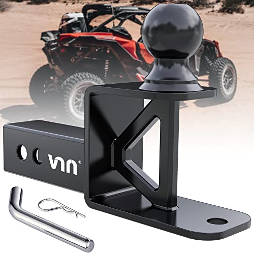 Vnn Atv/Utv Trailer Hitch, Fits 2-Inch Receiver, 2-Inch Ball, 2-Inch Rise, 3-In-1 Atv/Utv Multi-Hitch With Pin, Atv/Utv Receiver Hitch Towing Ball Mounts #TOP17