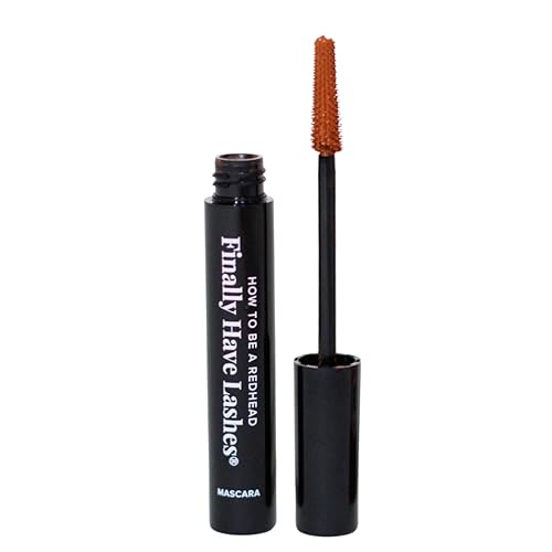 How to be a Redhead Finally Have Lashes Enhancing Mascara (Auburn), máscara pelirroja, libre de crueldad, tono castaño rojizo
