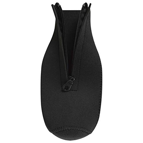 Porta Garrafa Long Neck Neoprene Preto - Kit com 10 Unidades