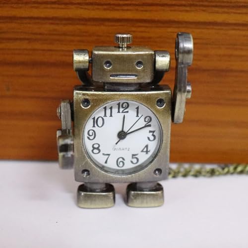 Reloj de robot vintage para evitar perder llaves con estilo retro 6