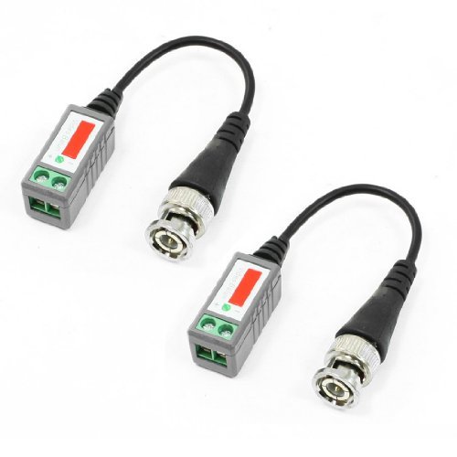 CLASSYTECH Cctv Camera Bnc Male Utp CAT5 Video Balun Transceiver 2 Pcs (B0D7DKQ1XX) Amazon Price History, Amazon Price Tracker