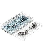 DYSILK Lashes False Eyelashes - Eye Lashes Mink Lashes 5 Pairs 6D Lashes Pack Fluffy Lashes Fake Eye Lashes Natural Look Wispy Eyelashes Strip Lash Faux False Eyelashes Extensions Kit | 001-15mm - Image 3