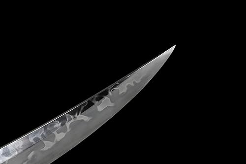 Miniatura 7 de Shinken of Swords Espada katana Janpanesa hecha a mano de arcilla T10 de acero templado Hitatsura Hamon Samurai Tanto Sword Razor Sharp Blade