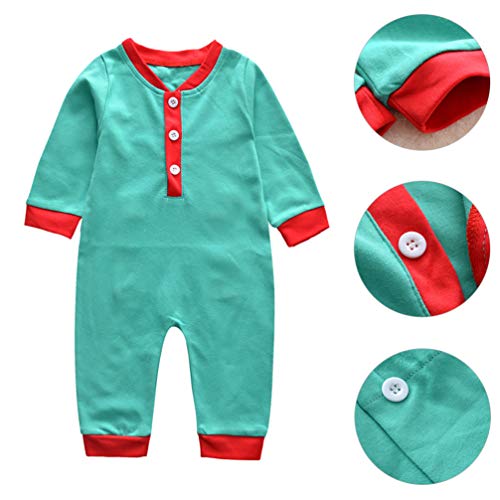 KESYOO MacacÃ£o de BebÃª Natal MacacÃ£o Infantil AlgodÃ£o BebÃª MacacÃ£o de Uma PeÃ§a MacacÃ£o RecÃ©