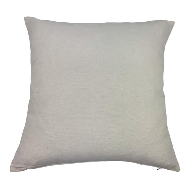 Rufino Díaz Funda Cojín Loneta Algodón (Crudo - 45x45cm) - Tejido Suave y Resistente - para Cama, sofá, Silla