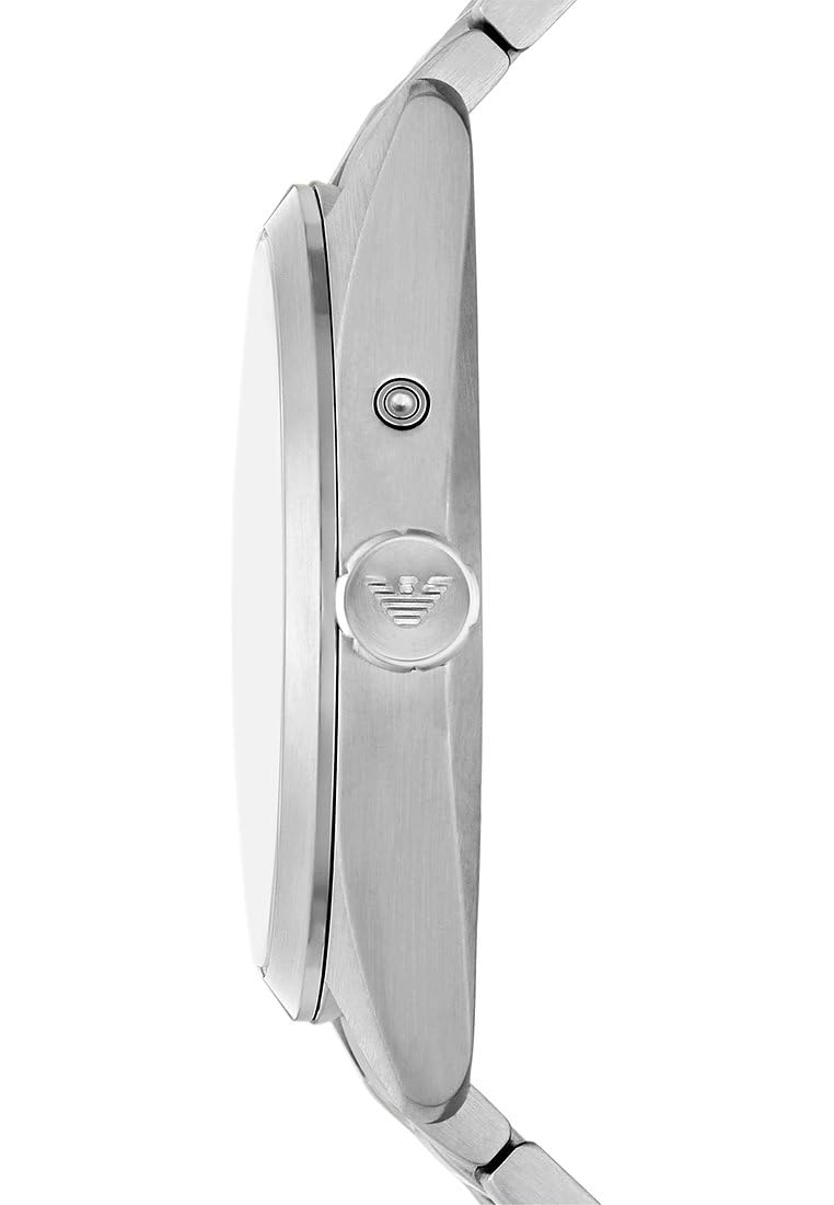Emporio Armani Orologio da uomo, movimento al quarzo, cassa da 43 mm, cinturino in acciaio inossidabile AR11553