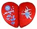 sscn Cuscino Cuore in Peluche Napoli Calcio con Magnete calamita Ufficiale SSC Napoli Idea Regalo San Valentino per Tifoso