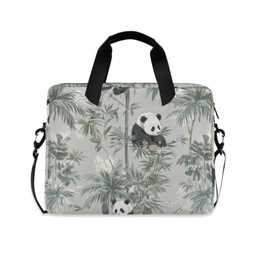Maletín para portátil con diseño Panda Tropical 15.6 pulg miniatura 1