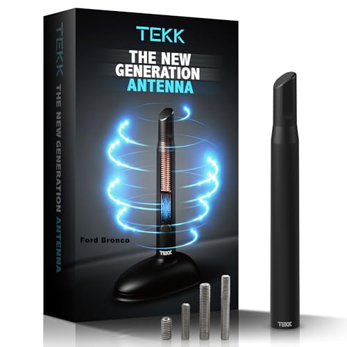 TEKK Short Antenna Compatible with 2024-2026 Ford Bronco/Designed for Optimized FM/AM Reception / 4.8 Inches