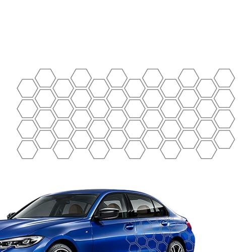 Décalcomanie d Enrobage Complet Voiture Nid d Abeille pour Masquer les Rayures Auto - 6