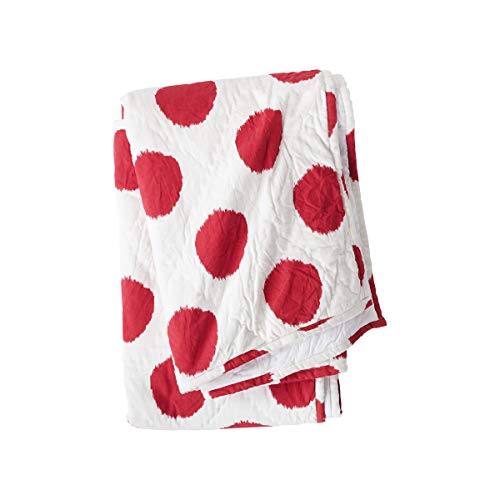 carol & frank Pet Dog Or Cat Quilt Blanket Bed Dot Pattern Tomato 40 x 50 Tomato (Red)