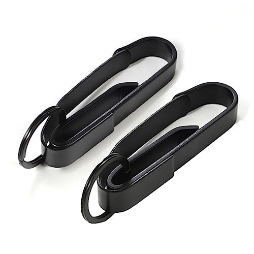 Outdoor Stainless Steel Belt Clip Heavy Duty Design for Camping Hiking and Travel Practical Keychain Money Clip for Secure Hanging