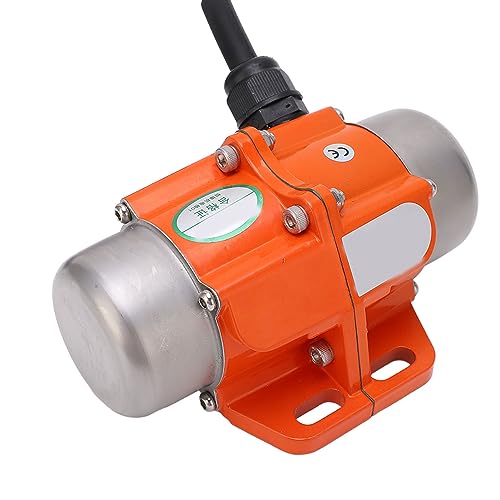 Image of Single Phase Vibration Motor, Electric Vibrator Aluminum Alloy Low Noise 220V IP66 High Efficiency for Machine Devices (100W)