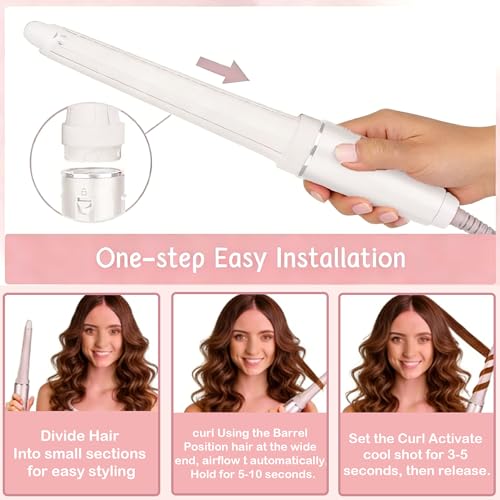 Baril conique pour friser les cheveux Shark FlexStyle - Préparez vos plus belles coiffures de fête - 5