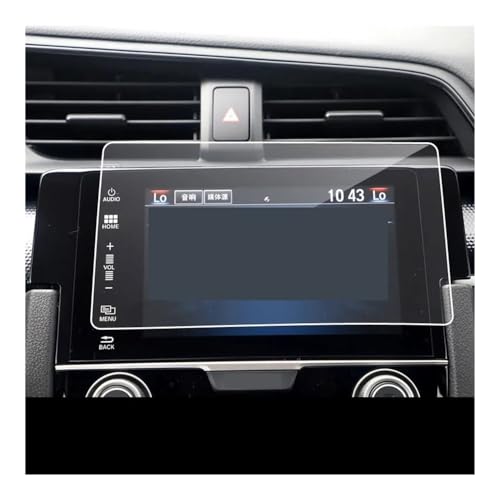 Film protecteur navigation en verre trempé pour Honda Civic 10 de 2016 à 2020