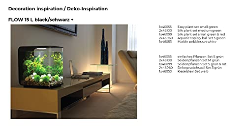 Image of biOrb Medium Green Silk Plant Set, Colorful and Durable Aquarium Decorations