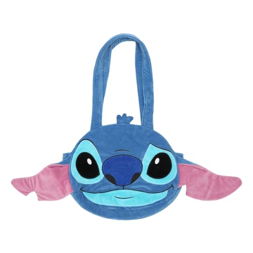 Lilo & Stitch 3D Plush Tote Bag With Drop Handle, Multicolored, OSFA