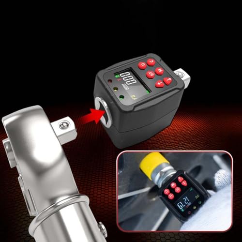 Adaptateur de clé dynamométrique numérique ± 1 % haute précision avec écran LCD rétroéclairé - 8