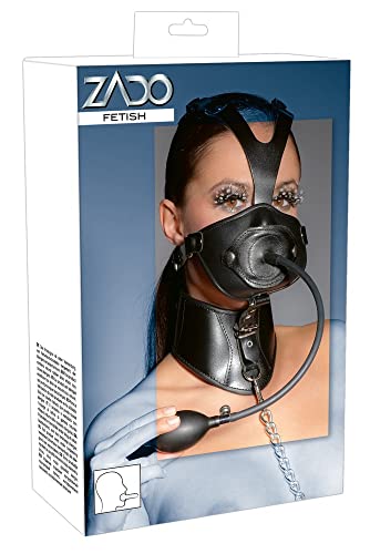 Masque de tête avec bâillon noir cagoule intégrale adulte taille unique