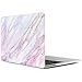iDOO MacBook Pro 13 Case 2017 & 2016 Release A1706 / A1708, Soft Touch Plastic Hard Case Cover for Newest MacBook Pro 13 inch with / without Touch Bar - Pink Marble