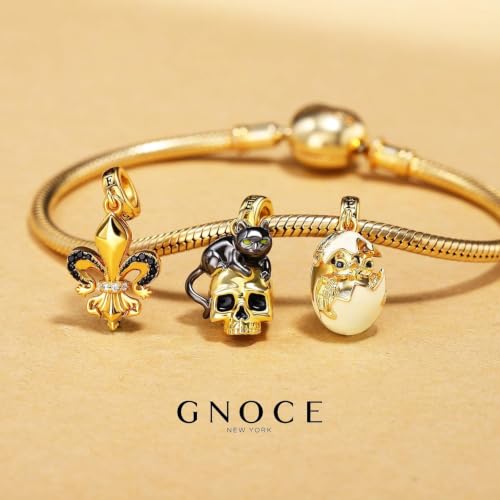 Image of GNOCE Cute Animal Collection Charms 925 Sterling Silver Pendant Dangle Bead Charm Fit for Bracelets and Necklaces, Hand-Finished Keepsake Jewelry Gift for Women, Girls, Mother, BBF