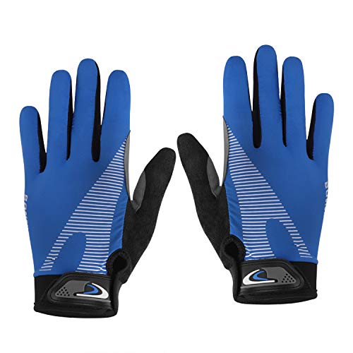 Image of Summer Cooling Cycling Gloves Full Finger Touch Screen for Women Men Breathable Non-slip Motorcycle Mountain Bike Riding Gloves Road Bicycle BMX Lifting Fitness Climbing Workout Exercise Golf Gloves