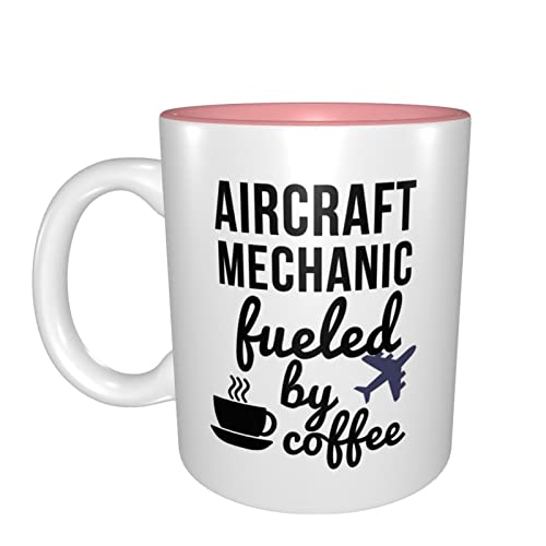 Taza de café mecánica de aviones - regalos de mecánica de aviones - para mecánico de avión - taza de cerámica…
