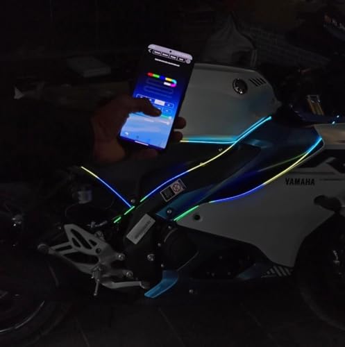 VermsBikers RGB Ambient LED Light Kit for Bike 6PCS Multicolor - Image 5