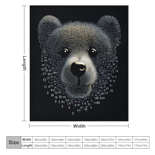 Couverture polaire ours : le cadeau idéal pour un lit douillet