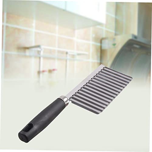 Cortador ondulado para papas de acero inoxidable con mango ergonómico miniatura 5