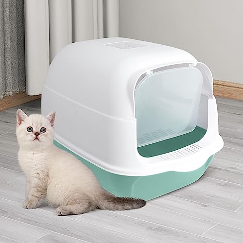 Litière pour chat bac fermé élégante pour préserver votre salon - 5