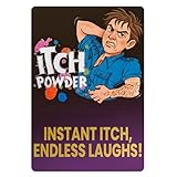 Vaulted Skulls & Co Itch Powder | Classic Itch Packet | Itching Powder | Gag Itching Powders | Classic Prank Gag Gifts | Funny Tingle Prank | 1 Pack
