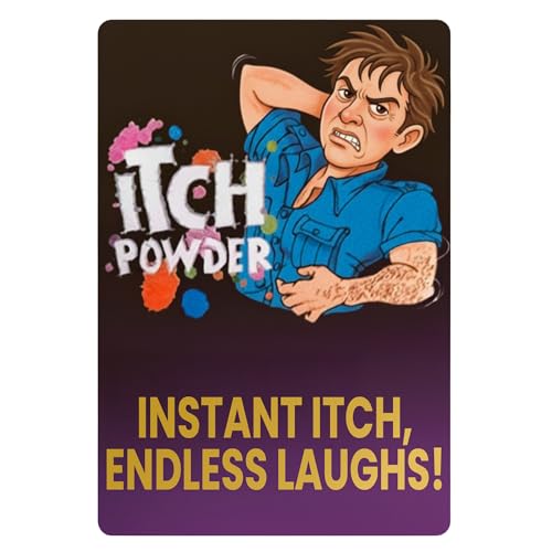 Vaulted Skulls & Co Itch Powder | Classic Itch Packet | Itching Powder | Gag Itching Powders | Classic Prank Gag Gifts | Funny Tingle Prank | White Elephant Gifts | Grab Bag Gift | 1 Pack