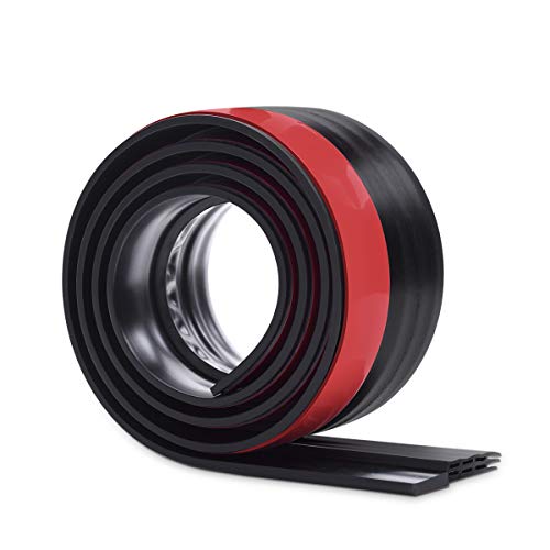 Door Draft Stopper Under Door Draft Blocker For Exterior/Interior Doors, Under Door Seal Soundproof Door Sweep Weather Stripping, Interior Door Threshold Soundproof (1 Pack, Black) #TOP10