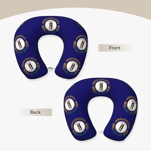 Almohada de poliéster para cuello talla única negra miniatura 3